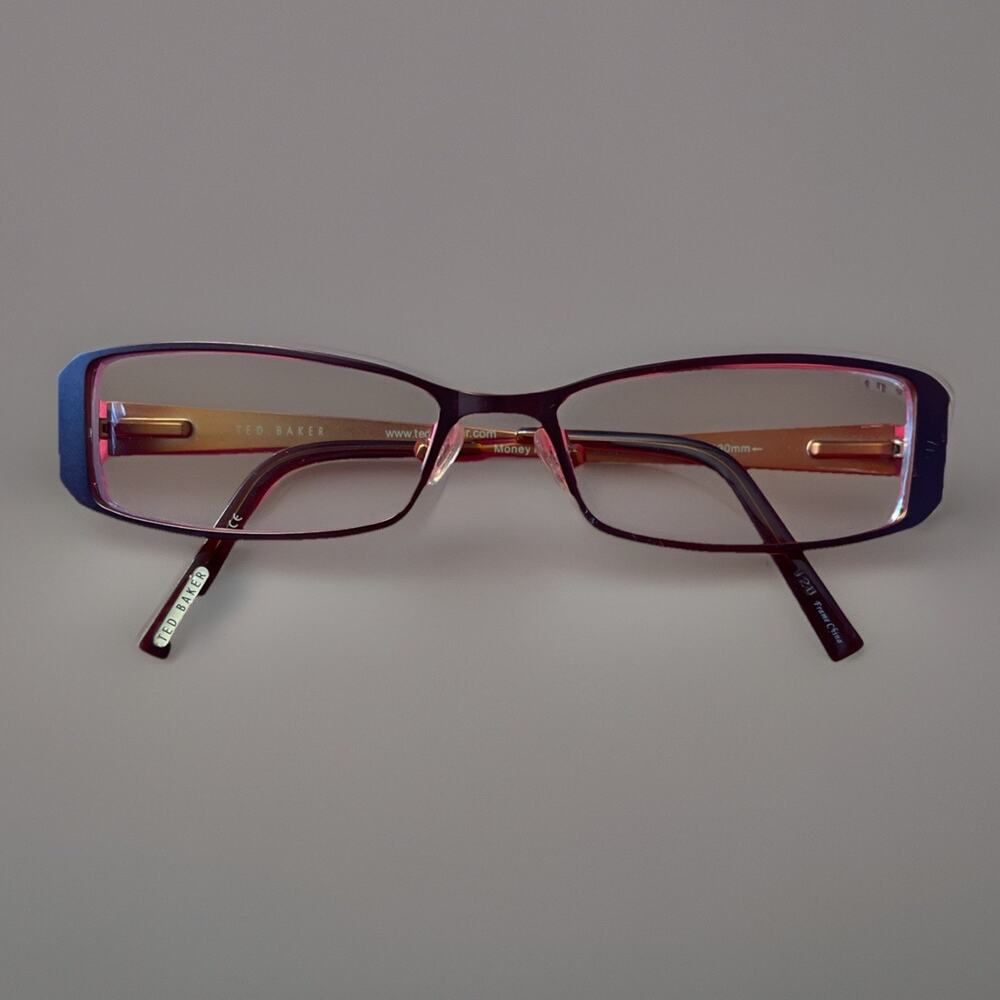 Ted Baker Frames Only Teal Brown Money Honey GUC Rare